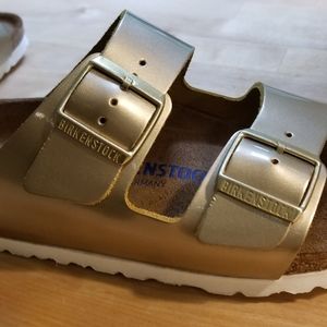 BIRKENSTOCK Arizona Soft Footbed GOLD/NARROW 39N